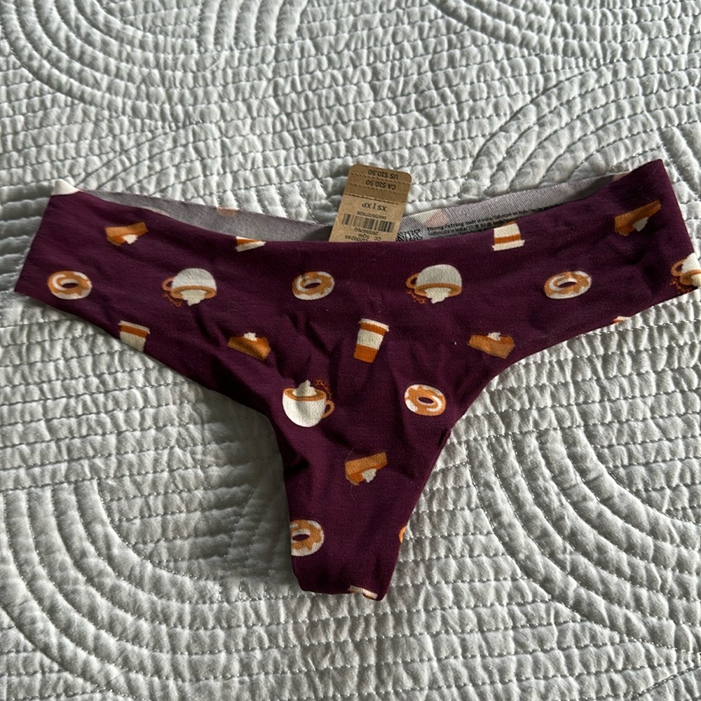 NWT Pumpkin Spice Thong